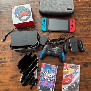 Used Nintendo Switch with accessories